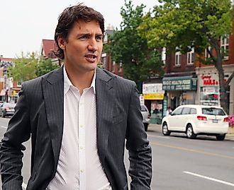 Trudeau followed his father's footsteps into politics. Image credit: wikimedia.org