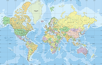 World political map