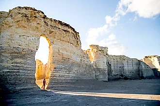 Castle Rock trail in Kansas.
