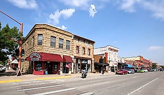 Downtown street in Cody, Wyoming. Editorial credit: Jillian Cain Photography / Shutterstock.com 