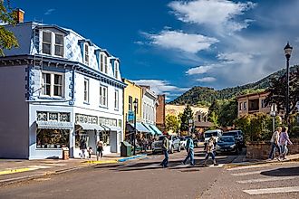 Downtown Manitou Springs, Colorado. Image credit: Marty Castrogiovanni / Shutterstock.com.