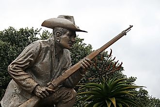 A statue of a Boer fighter by BlueSnap via Shutterstock.com