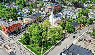 Aerial view of Hammondsport, New York. Image credit Ak1047, CC BY-SA 4.0, via Wikimedia Commons