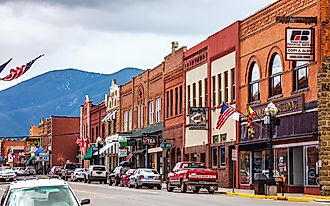 American town - Red Lodge, Montana, USA