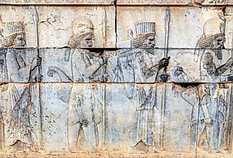 Bas-relief of Immortal soldiers. Image credit akturer via Shutterstock