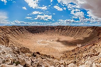 Meteor Crater in Winslow, Arizona, USA
