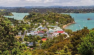 Overlooking Russell, New Zealand.