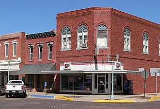 Downtown Red Cloud, Nebraska.