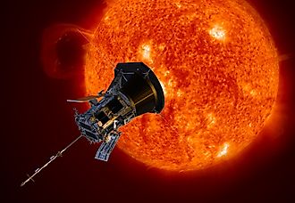 NASA's Parker Solar Probe. Credit: NASA/Johns Hopkins APL/Steve Gribben, Public domain, via Wikimedia Commons