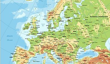 The Major Mountain Ranges In Europe