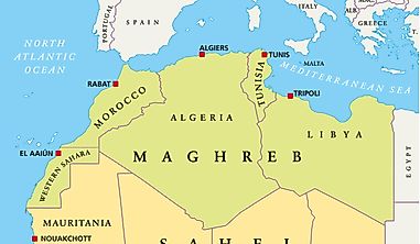 Which Countries Are Located In The Maghreb Region?