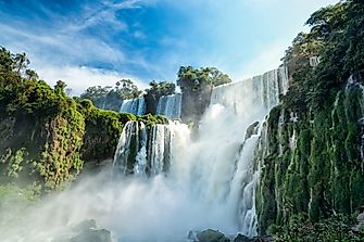 Where are the Iguazu Falls?