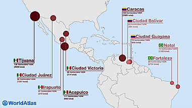 The Most Dangerous Cities In The World