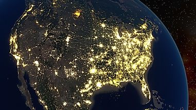 How Is North America Divided Geographically?