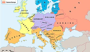 The Largest Countries in Southern Europe By Area