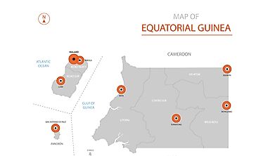 Which Countries Border Equatorial Guinea?