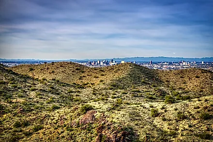 South Mountain Preserve, Phoenix. Image credit: antsdrone/Shutterstock.com