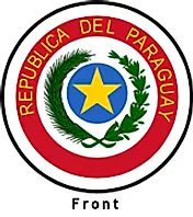 Paraguay coat of arms front side