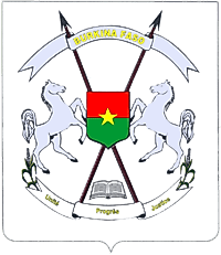 The National Coat of Arms of Burkina Faso