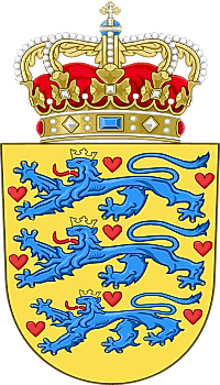 The National Coat of Arms of Denmark