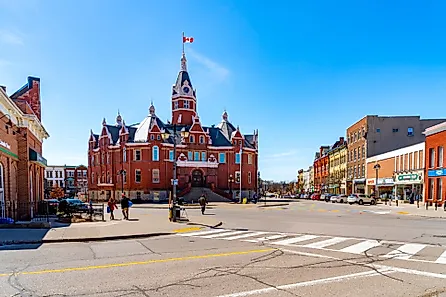 City Hall at Wellington Street and Downie Srteet, Stratford, Ontario, Canada