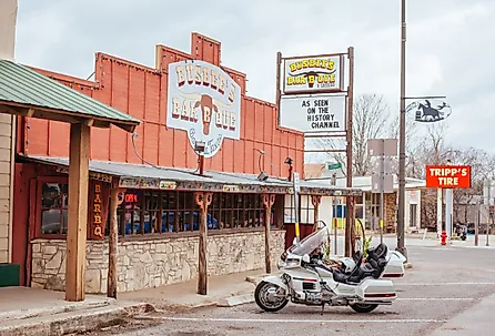 Downtown street in Bandera, Texas. Image credit FiledIMAGE via Shutterstock