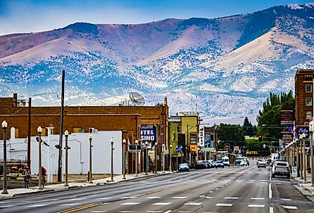 Downtown street in Ely, Nevada. Image credit Sandra Foyt via Shutterstock