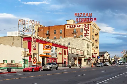 Main Street in Tonopah, Nevada.