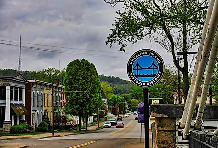 Downtown Wheeling, West Virginia. Image credit aceshot1 via Shutterstock