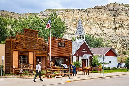 Main Street in Medora, North Dakota. Image credit Photo Spirit via Shutterstock