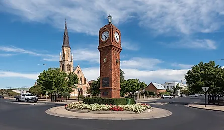 Town center in Mudgee, New South Wales. Editorial credit: TonyNg / Shutterstock.com.