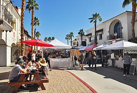 Farmer's market in La Quinta, California.