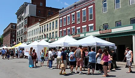 Annual Cheese Festival in Little Falls, New York. Editorial credit: Theresa Lauria / Shutterstock.com.