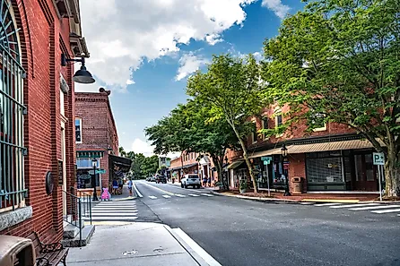 Berlin, Maryland: Historic downtown. Editorial credit: Kosoff / Shutterstock.com