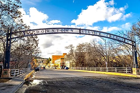 The way to downtown Silver City, New Mexico.