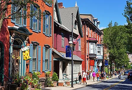 Historic town of Jim Thorpe, Pennsylvania. Image credit EQRoy via Shutterstock