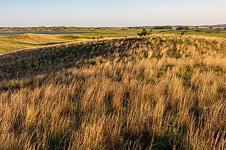 Wetlands at Valentine National Wildlife Refuge in cherry County, Nebraska, USA