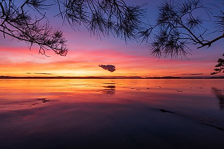 Lake Macquarie in New South Wales, Australia.