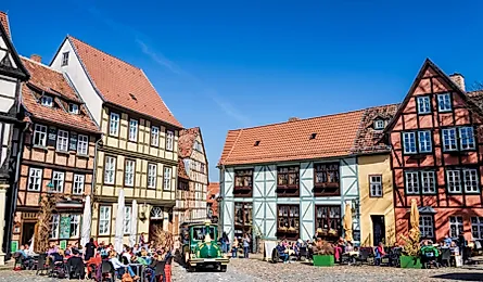 Old Town of Quedlinburg, Germany.