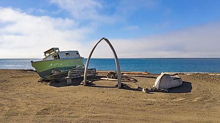 Barrow is the largest city of the North Slope Borough in the U.S. state of Alaska and is located north of the Arctic Circle. It is one of the northernmost public communities in the world. (Real Window Creative / Shutterstock)