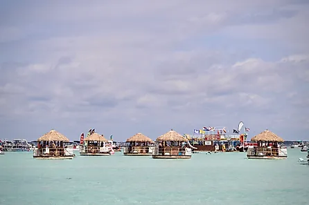  Crab Island Sandbar at high tide. Editorial credit: ericapowell39 / Shutterstock.com