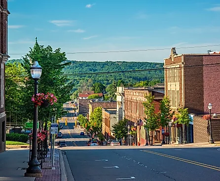 Downtown Marquette, Michigan.