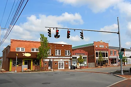 Building in downtown Milford, Delaware.