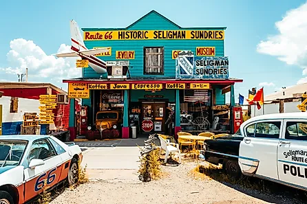 SELIGMAN. ARIZONA. Famous seligman town of route 66, Arizona.