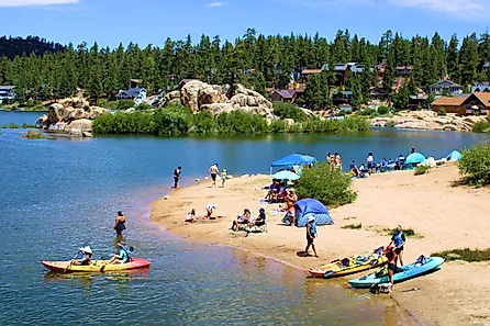 Big Bear Lake, California. Editorial credit: photojohn830 / Shutterstock.com.