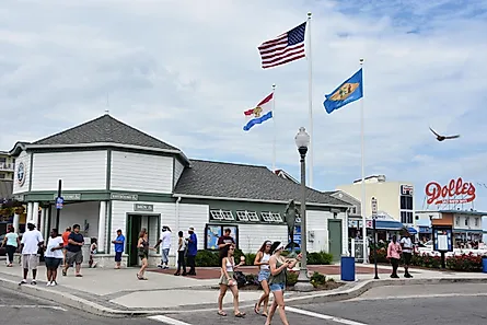 Boardwalk at Rehoboth Beach in Delaware. Image credit Ritu Manoj Jethani via Shutterstock.com