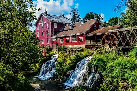 The historic Cliffton Mill in Yellow Springs, Ohio.