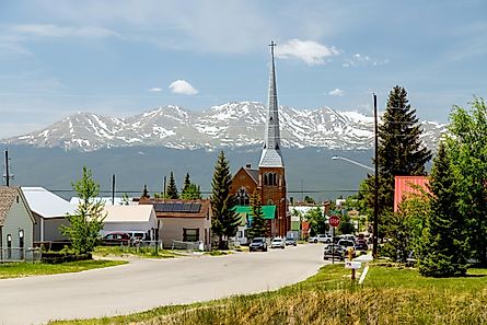 The gorgeous town of Leadville, Colorado.