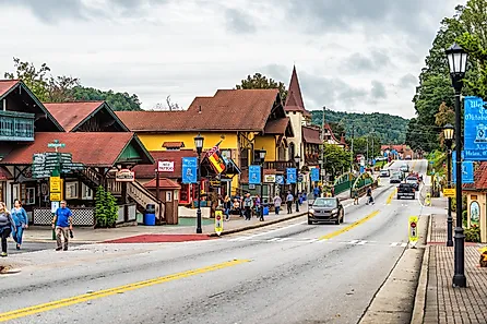The charming town of Helen, Georgia. Editorial credit: Kristi Blokhin / Shutterstock.com