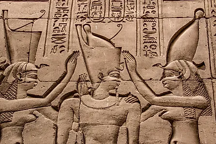 The crowning of Ptolemy IV.
